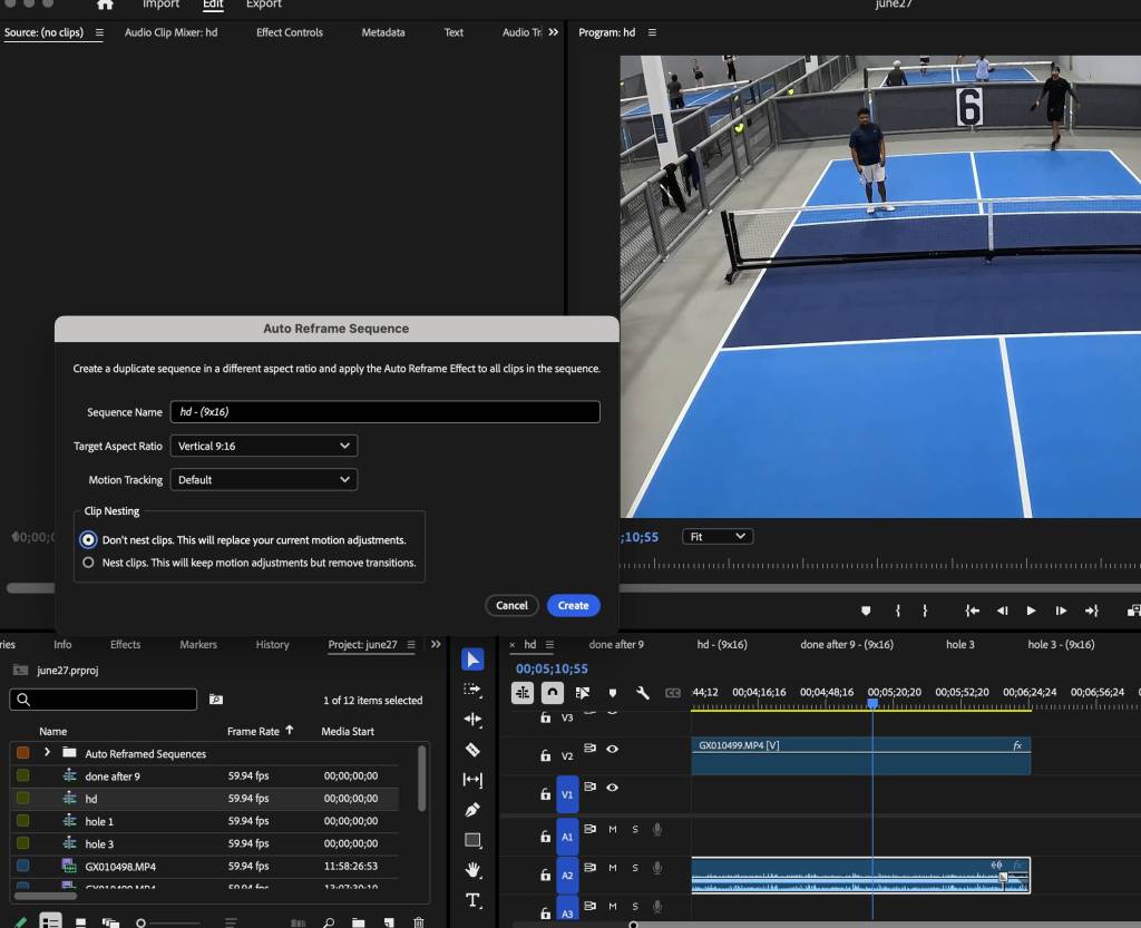 autoreframe in premiere pro
